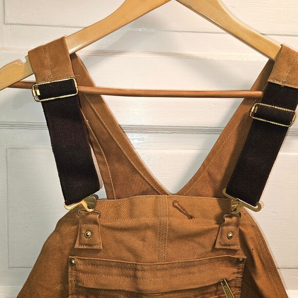 Vintage Carhartt Men's Bib Overalls, Size 42-30 - Brown R41-BRN - Picture 3 of 13